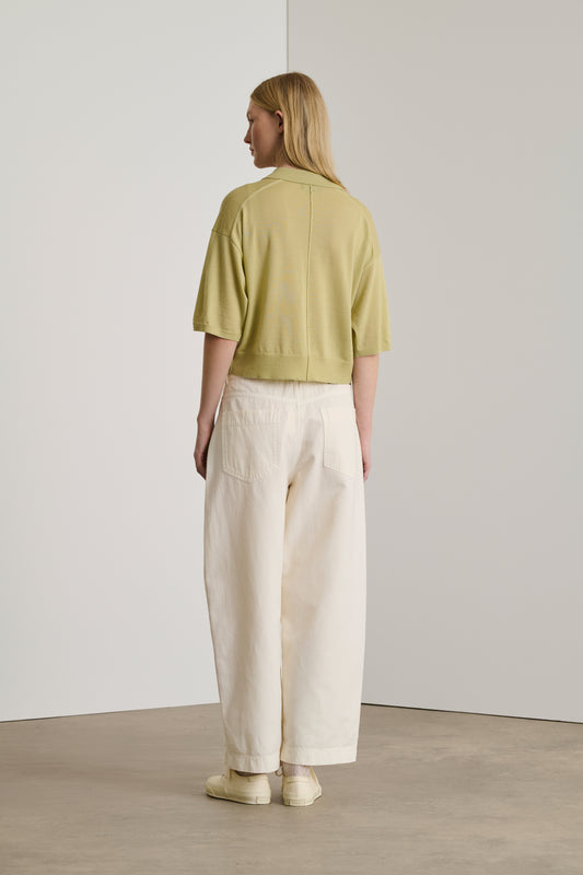 Polo Elton - Sauge - Laine - Femme