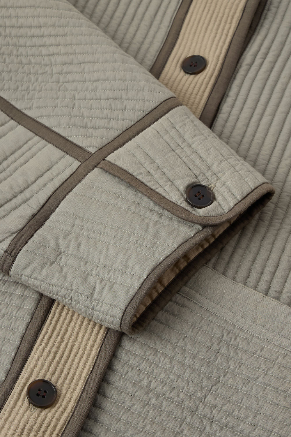 Veste Patchouli - Vert D'Eau/Beige - Coton - Femme