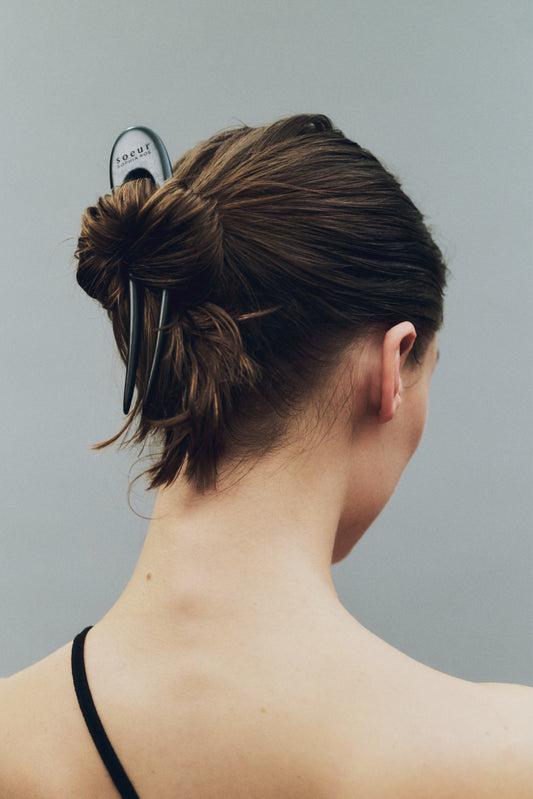 Pique à cheveux Sophia - Noir - Bois - Femme