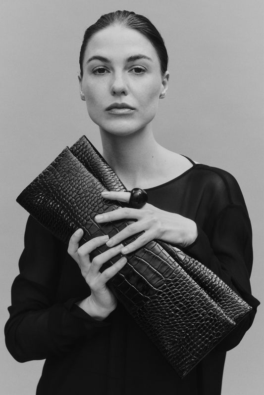 Pochette Pirrie - Noir - Cuir - Femme