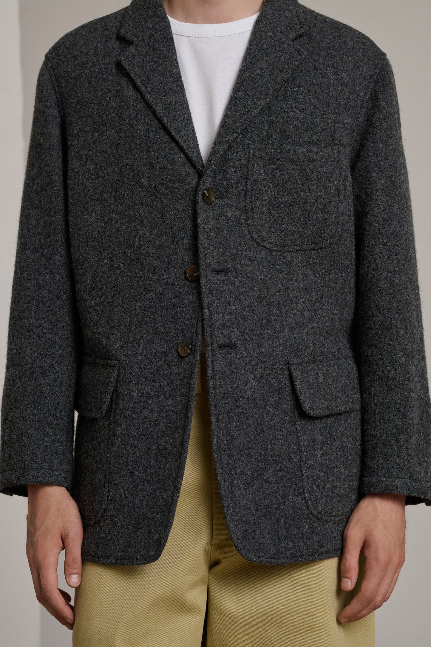 Veste Nathan - Gris - Laine - Homme