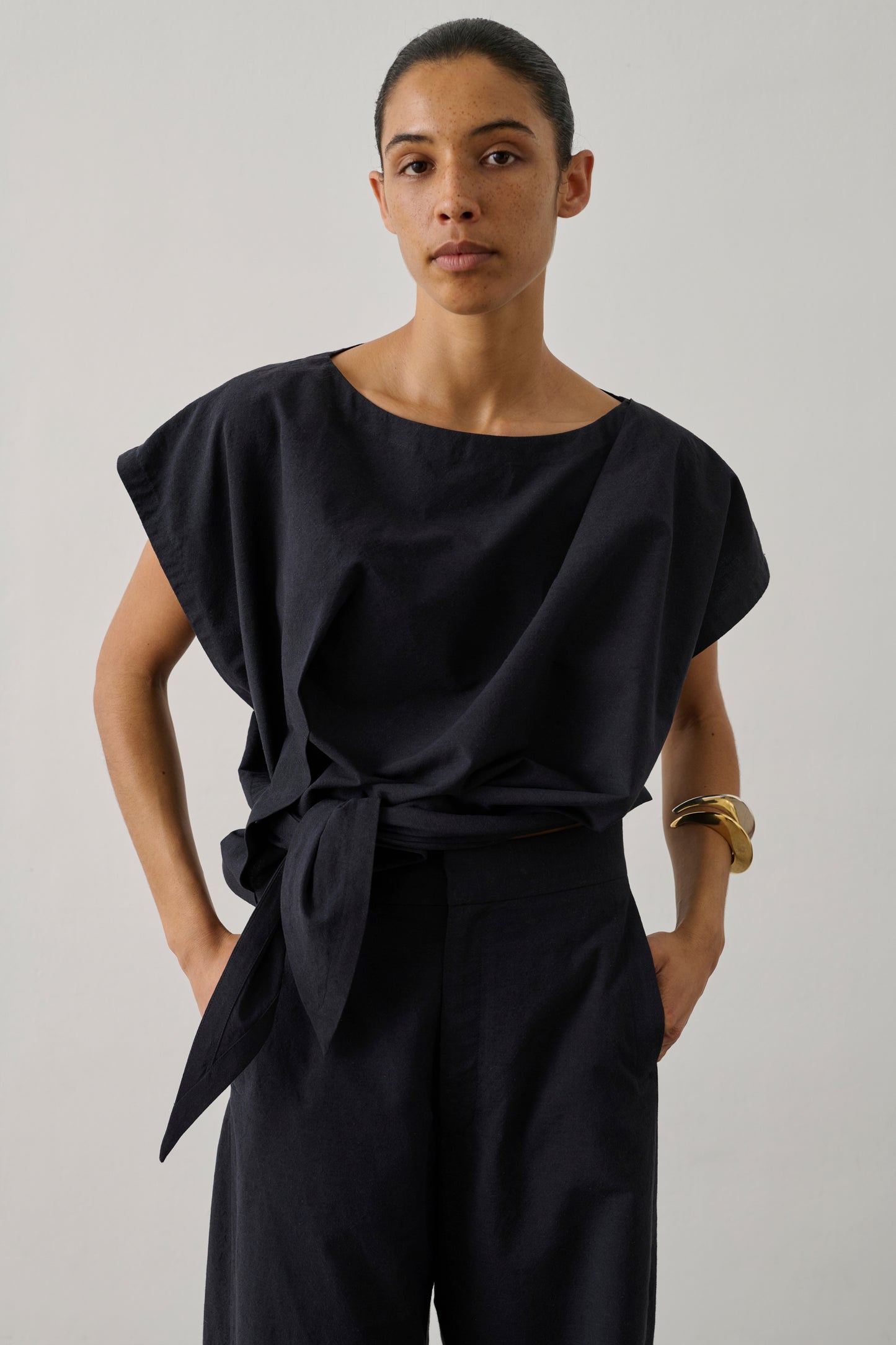 Blouse Itea - Bleu Nuit - Femme