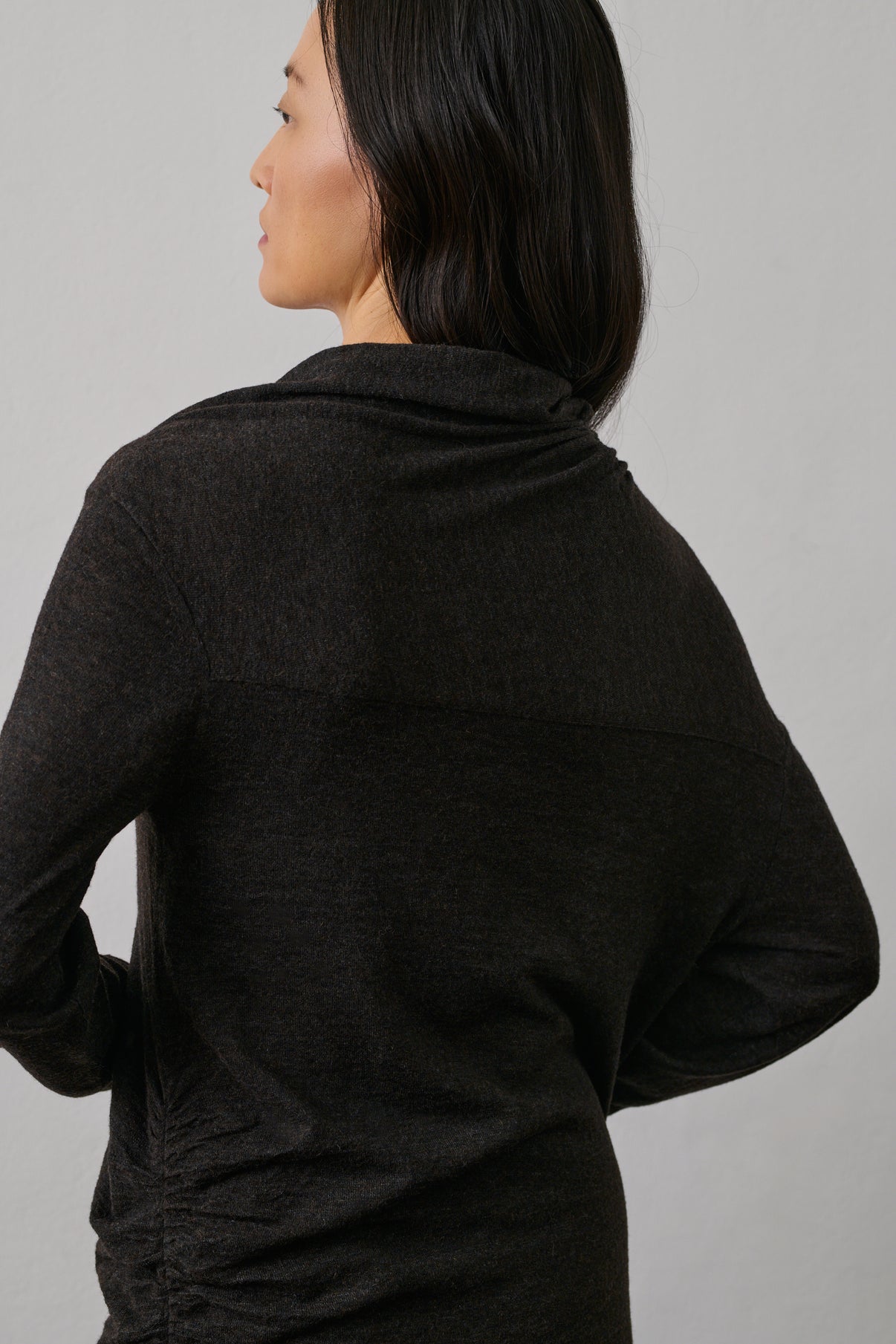 Robe Gisee - Marron - Femme vue 4