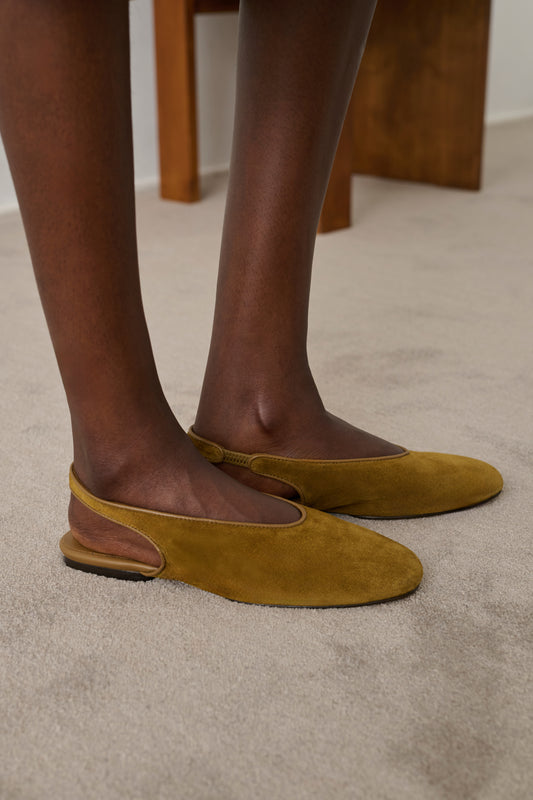 Slingbacks Emmett - Caramel - Cuir - Femme