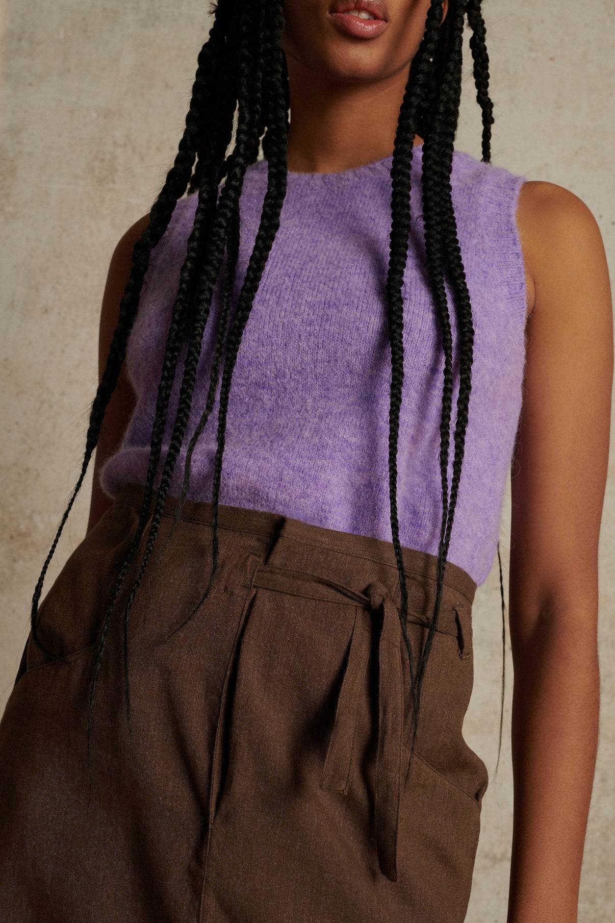 FALDA TARA MARRÓN vue 3