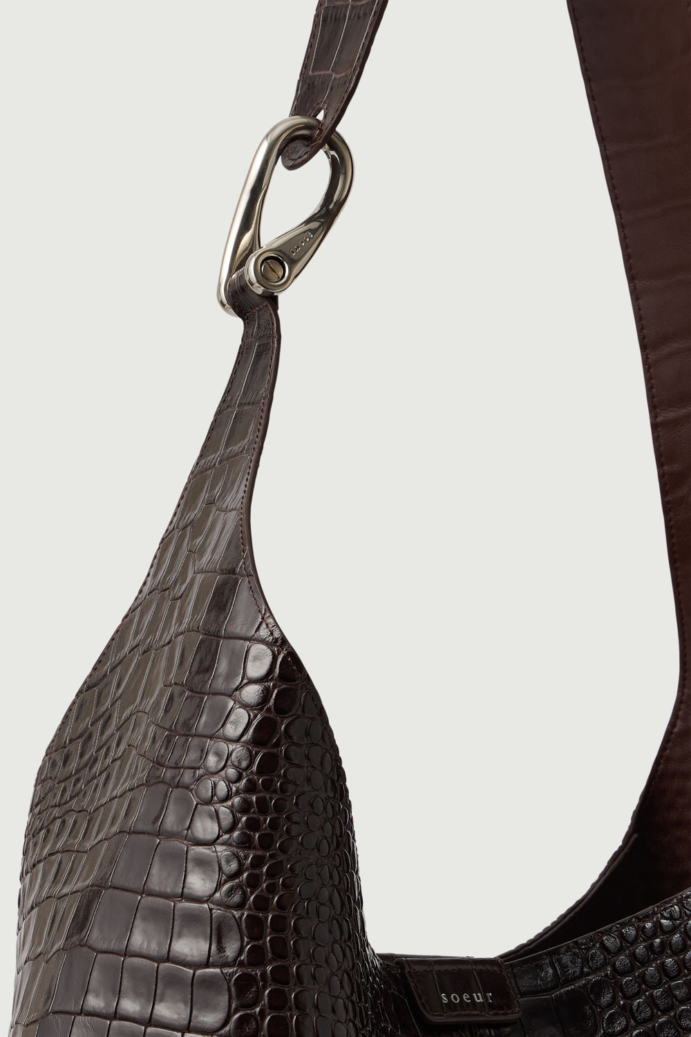 Sac Cosima - Marron Foncé - Cuir - Femme vue 5